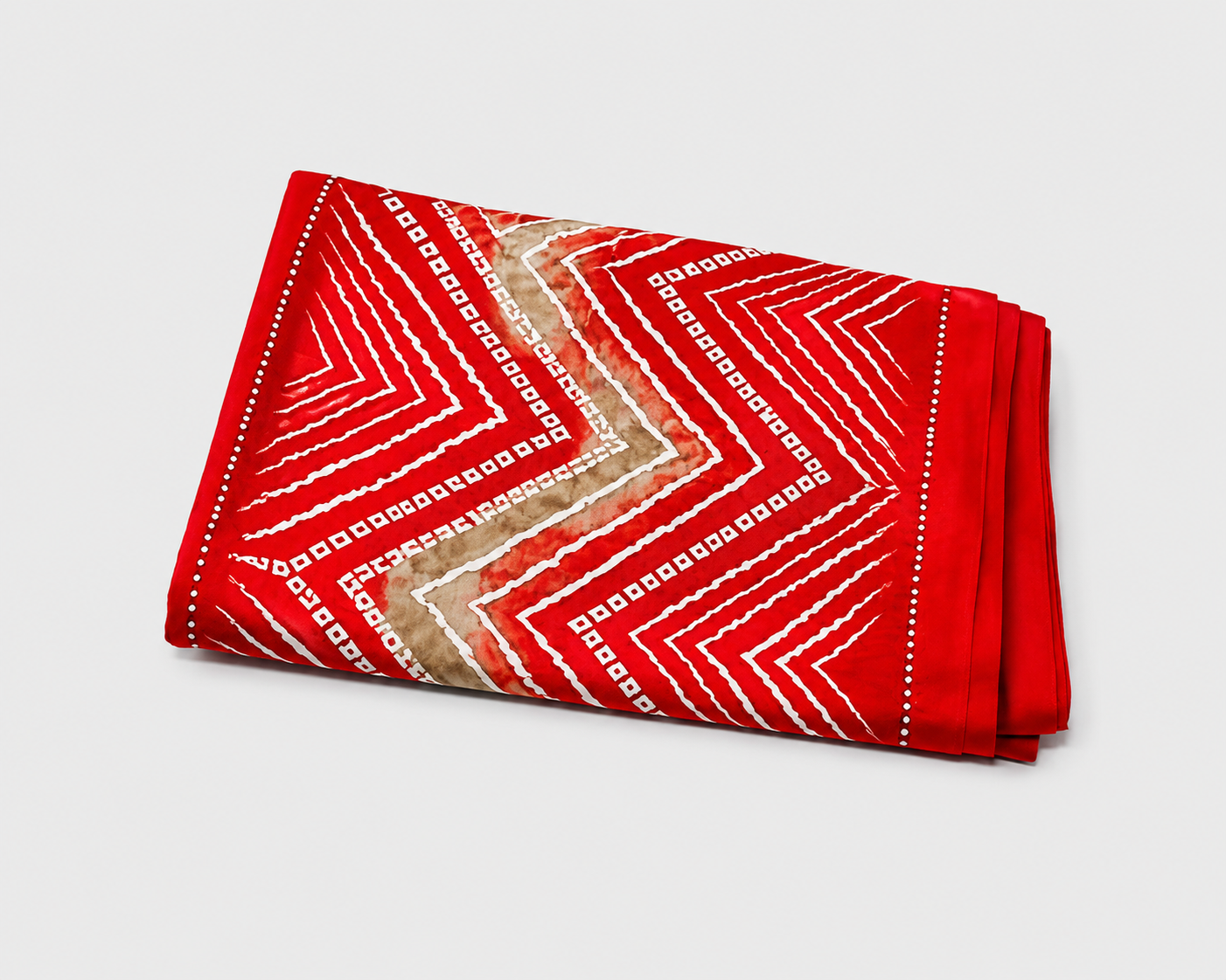 ANEKVASTRAM Red Chiffon Printed Saree with Blouse Piece for Women | Lightweight Soft Flowing Saree | Elegant Festive & Party Wear Ethnic Saree